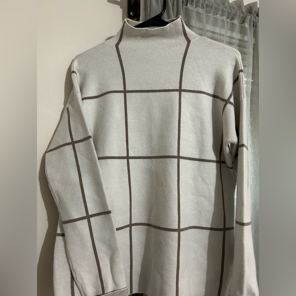 cream sweater